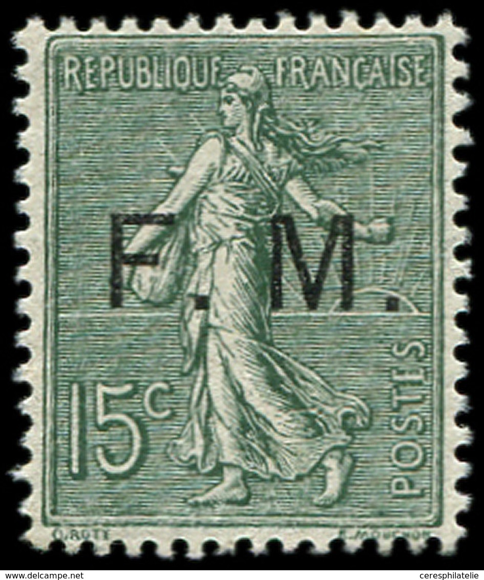 ** FRANCHISE MILITAIRE - 3    15c. Vert-olive, TB - Military Postage Stamps