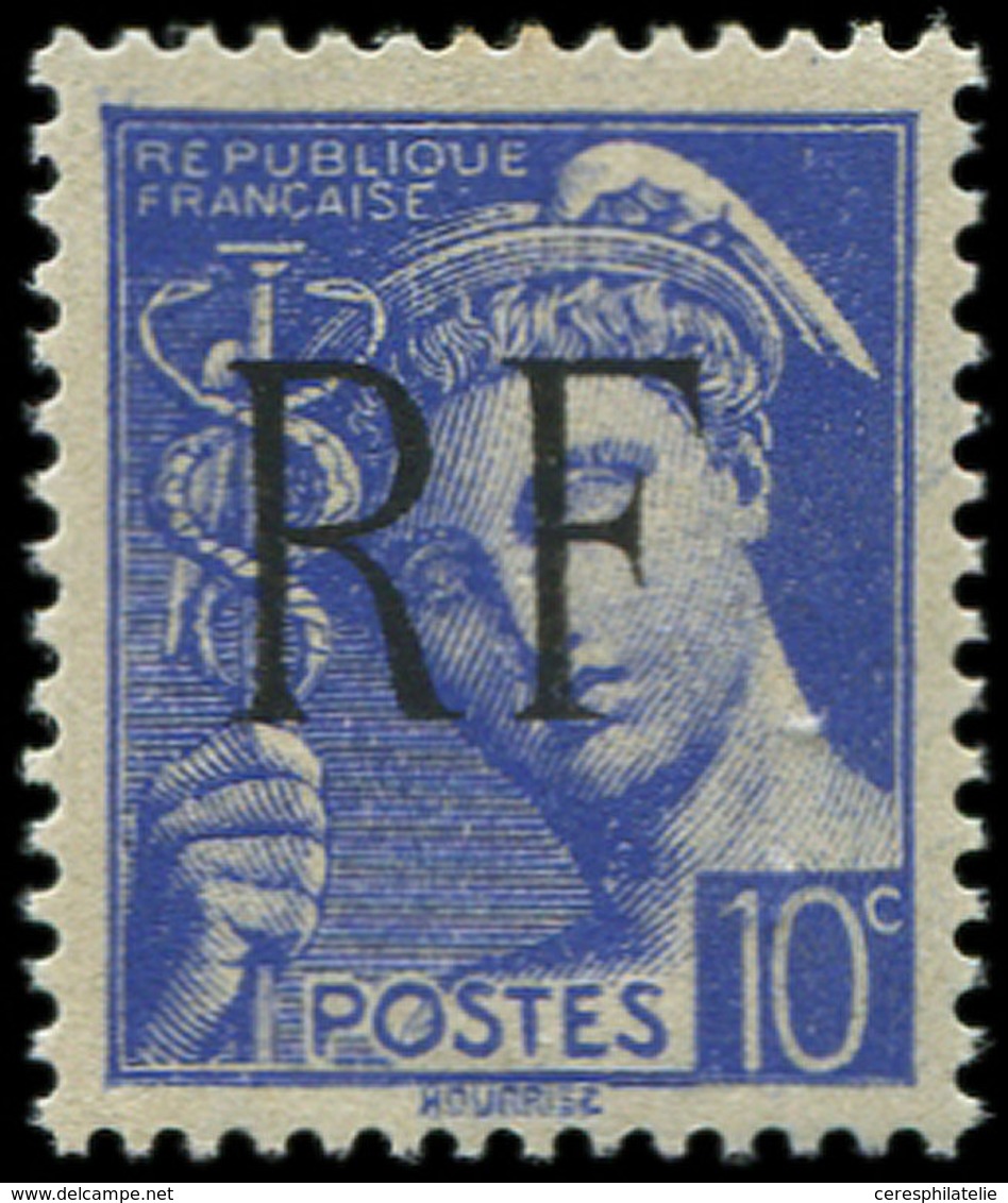 ** TIMBRES DE LIBERATION - MONTREUIL BELLAY 8A : 10c. Bleu, République Française, TB - Liberation