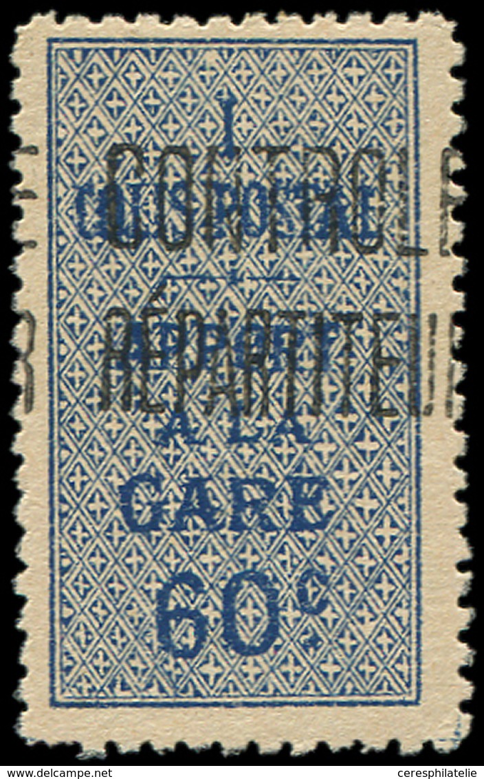 * ALGERIE Colis Px 7A : 60c. Bleu, TB - Parcel Post