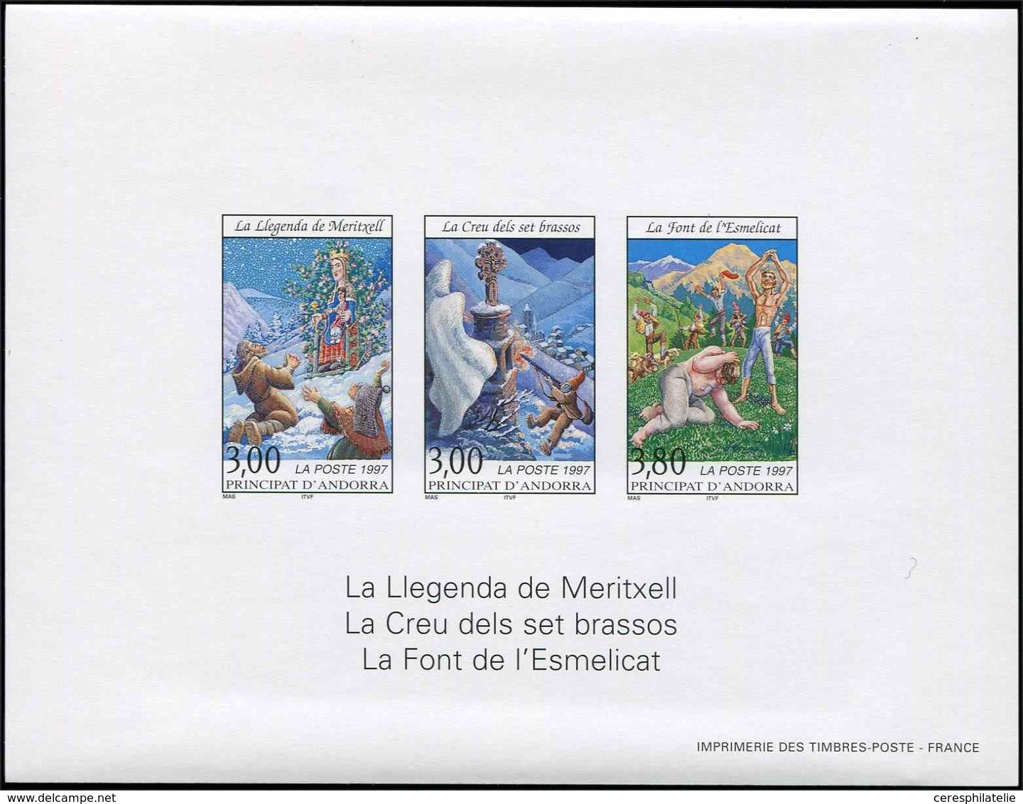 ** ANDORRE 495A : Légendes D'Andorre, FG Collectif ND, TB - Unused Stamps