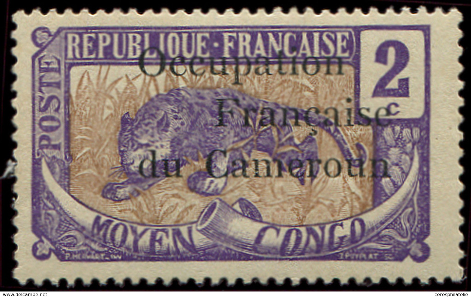 * CAMEROUN 54 : 2c. Violet Et Bistre, TB - Autres & Non Classés