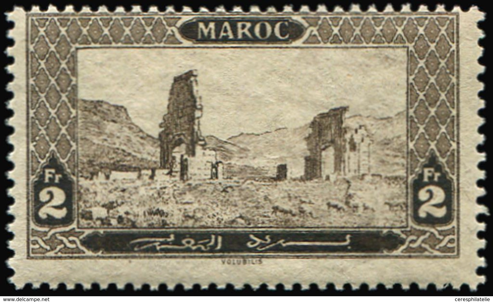 ** MAROC 77 : 2f. Brun Noir, Volubilis, TB - Other & Unclassified