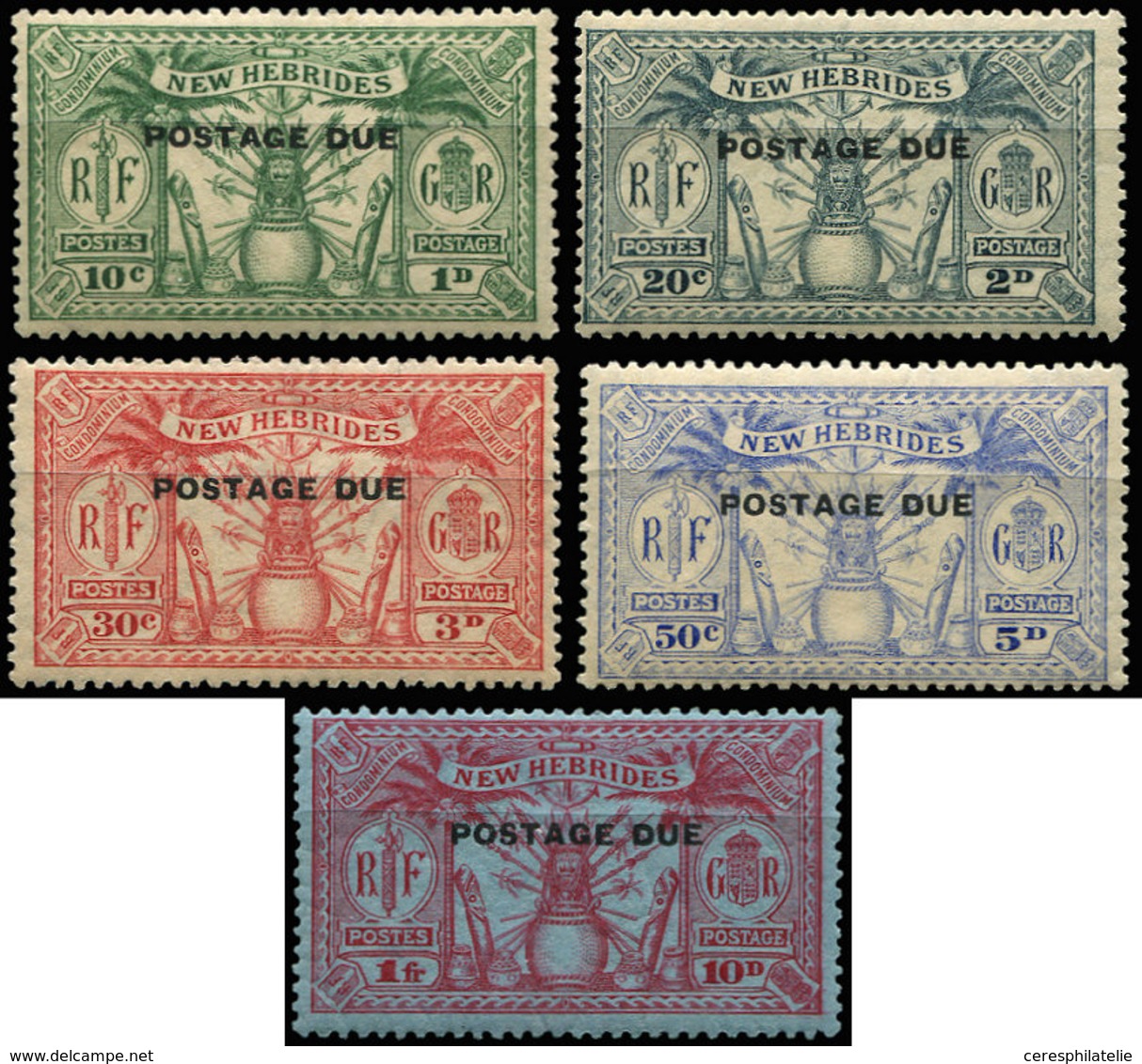 ** NOUVELLES HEBRIDES Taxe 6/10 : La Série, TB - Other & Unclassified