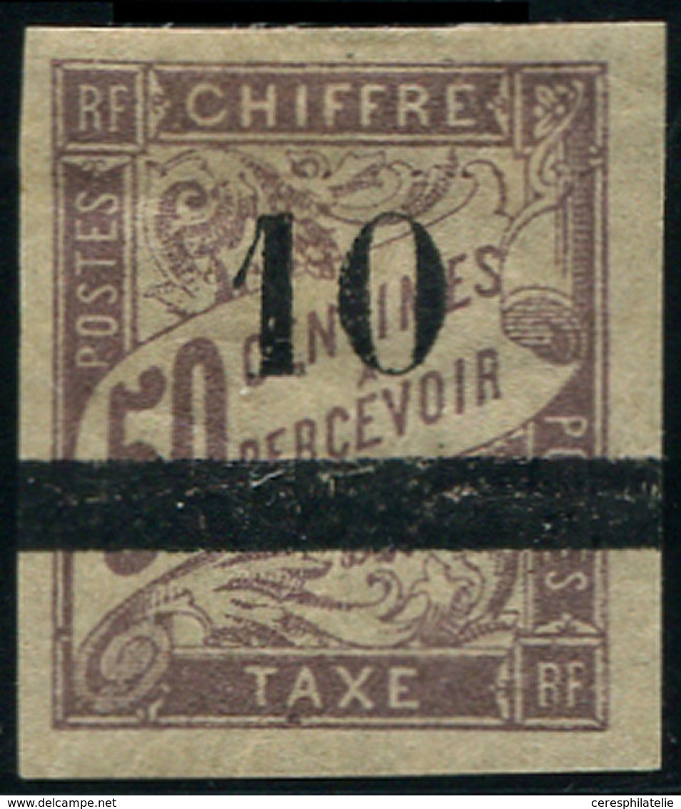 * SENEGAL Taxe 1 : 10 Sur 50c. Lilas, TB - Other & Unclassified