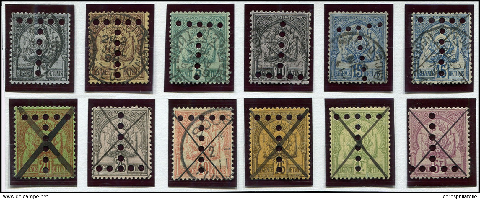 TUNISIE Taxe 9/21 (sf. N°18) : Série De 1888-98, Obl., TB - Other & Unclassified