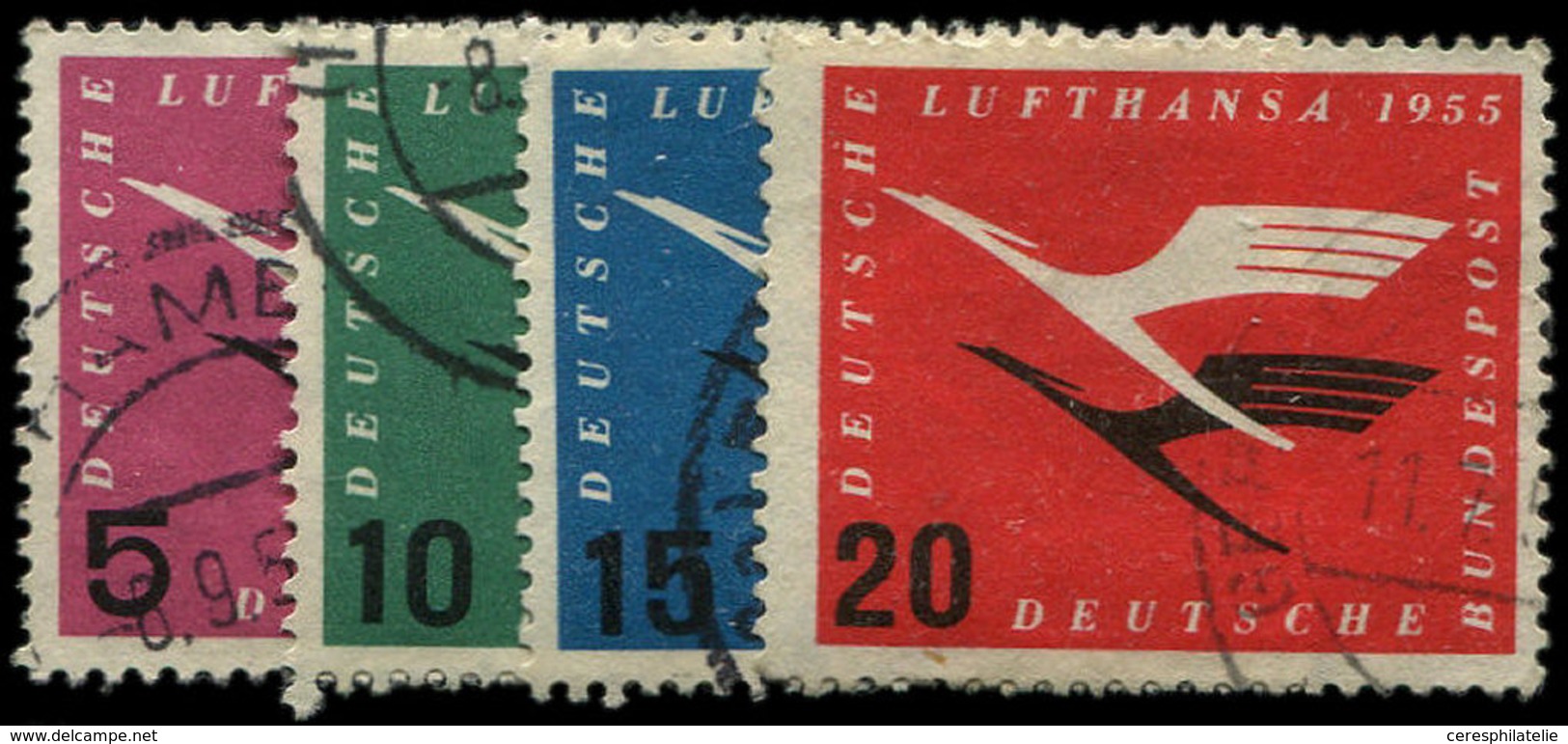 RFA 81/84 : Lufthansa, La Série Obl., TB - Unused Stamps