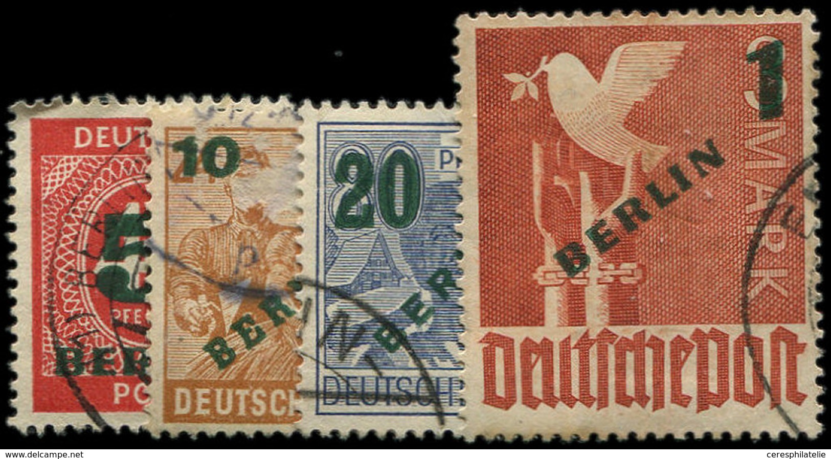 BERLIN 47/50 : La Série Obl., TB - Used Stamps