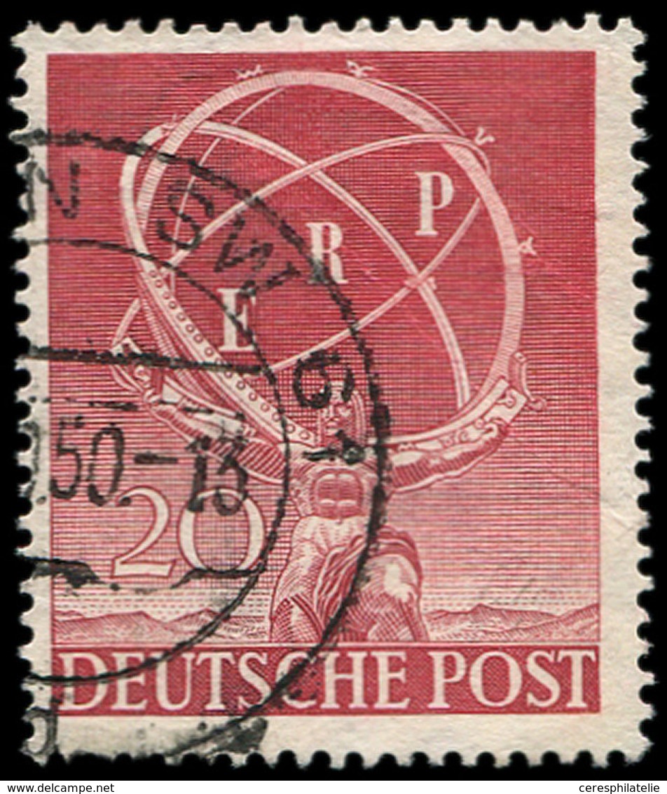 BERLIN 60 : 20p. Brun-rouge, Obl., TB - Used Stamps