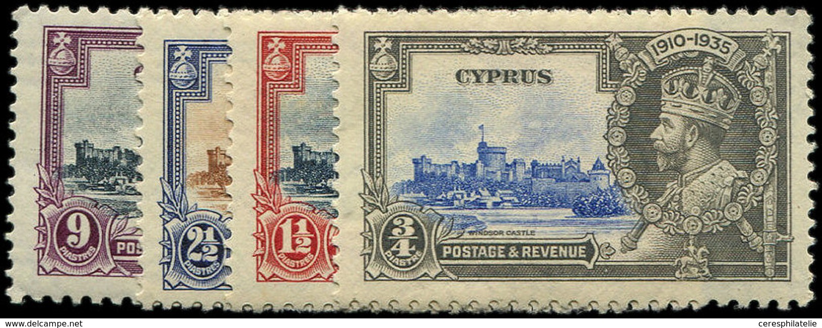 ** CHYPRE 127/30 : George V, La Série, TB - Otros & Sin Clasificación