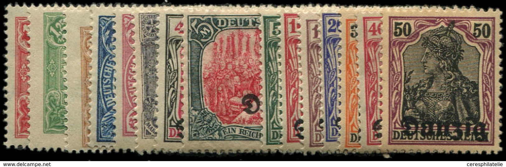 * DANTZIG 1/15 : Timbres D'Allemagne, TB - Other & Unclassified