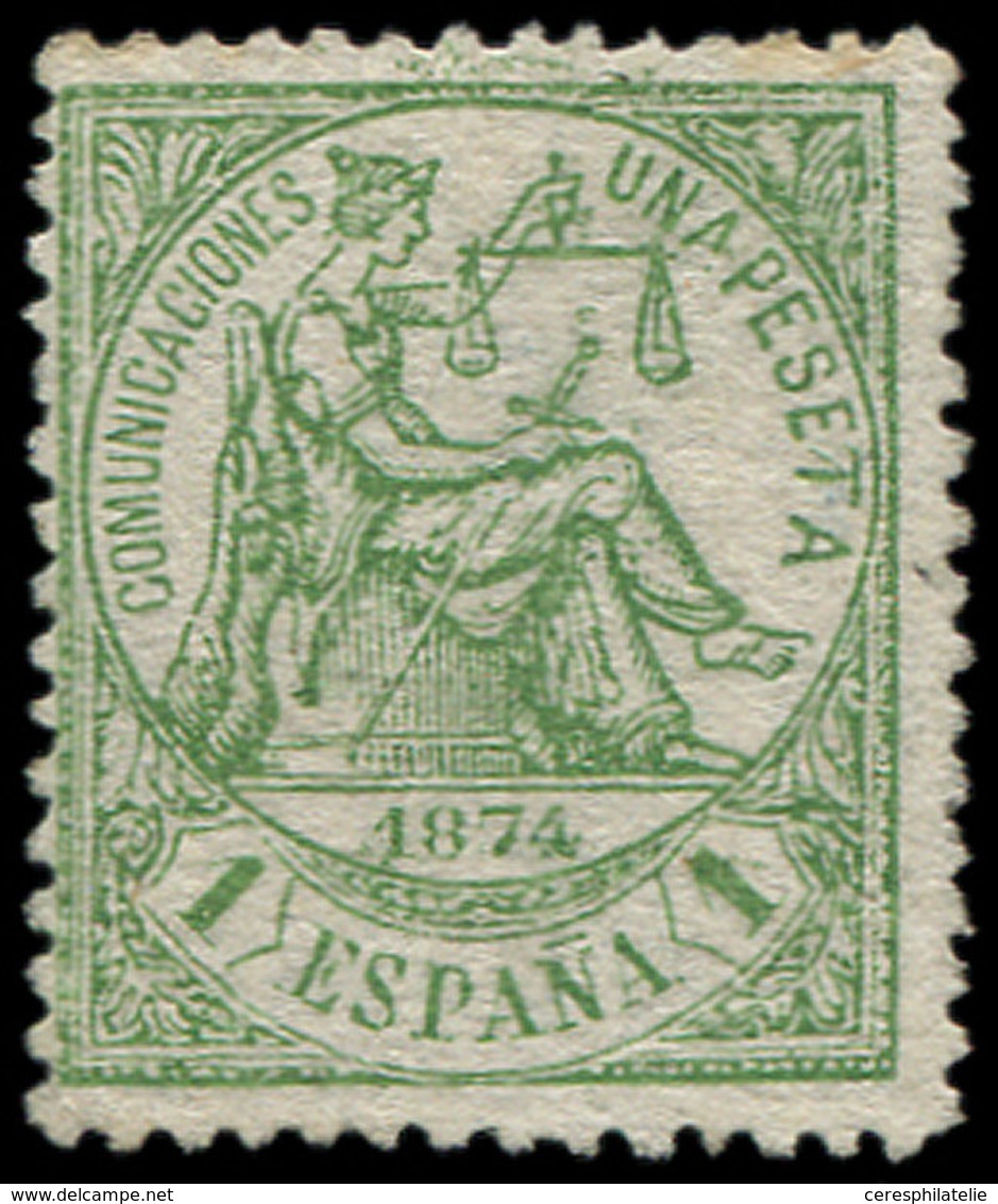 (*) ESPAGNE 148 : 1p. Vert, FAUX Pour Servir, TB - Used Stamps