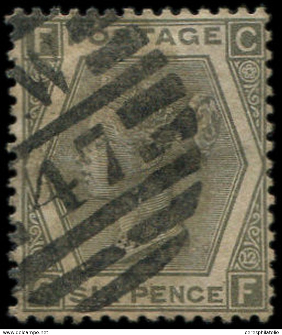 GRANDE BRETAGNE 48 : 6p. Gris-olive, Obl., TB - Used Stamps