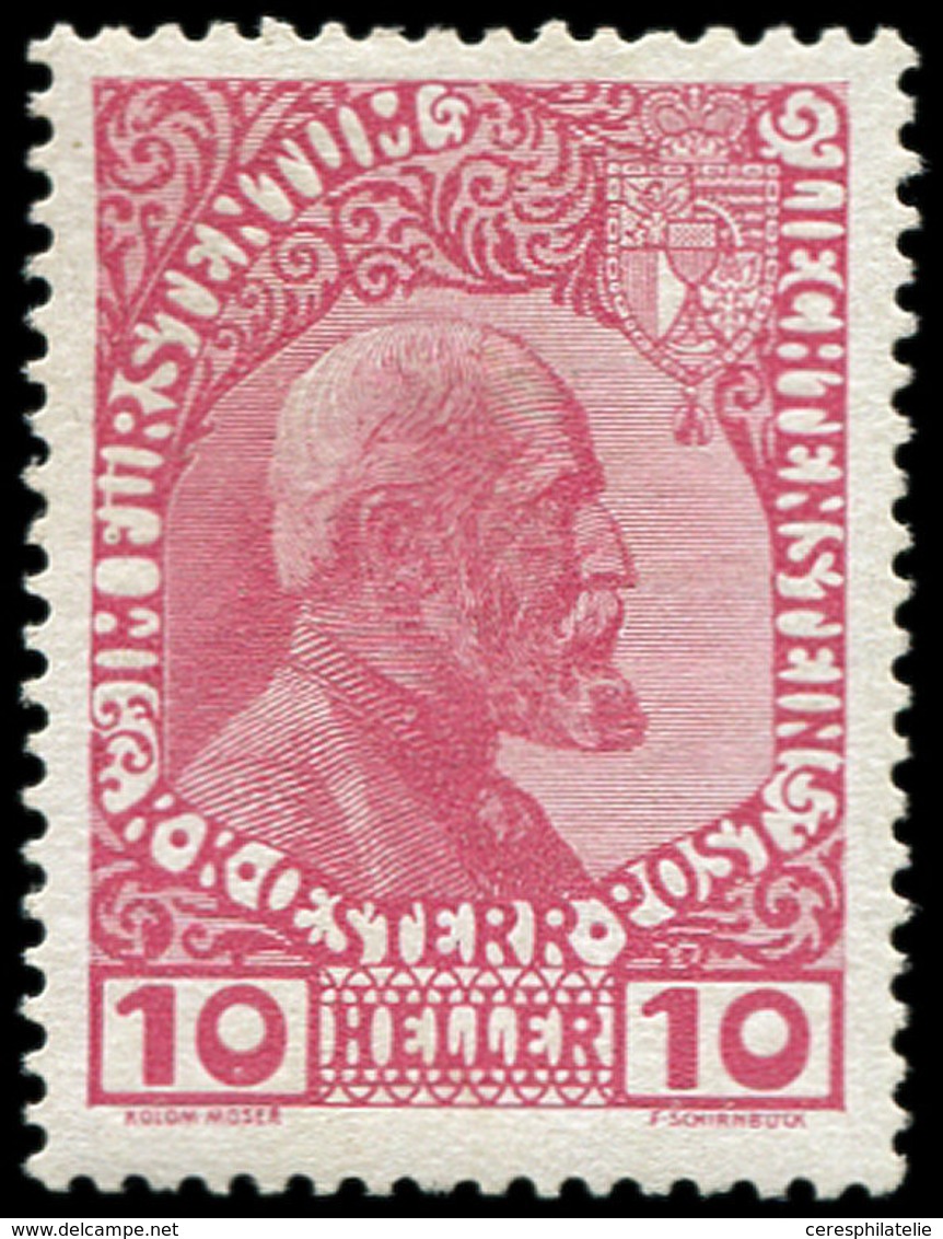 * LIECHTENSTEIN 2 : 10h. Carmin, TB - Unused Stamps