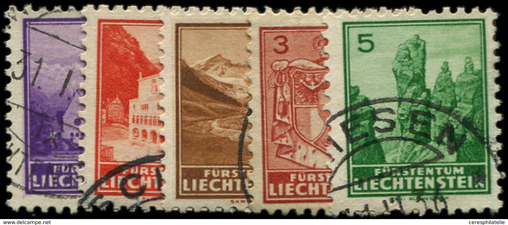 LIECHTENSTEIN 123/27 : La Série, TB - Unused Stamps