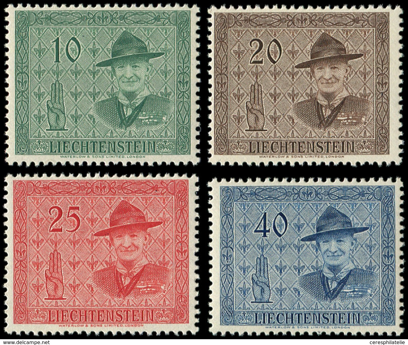 ** LIECHTENSTEIN 277/80 : Scoutisme, La Série, TB - Unused Stamps