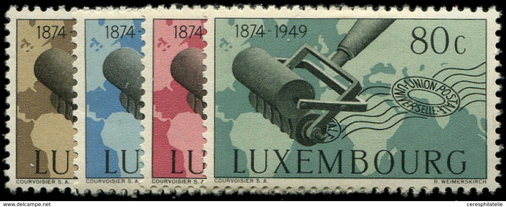 * LUXEMBOURG 425/28 : UPU, La Série, TB - 1859-1880 Armoiries