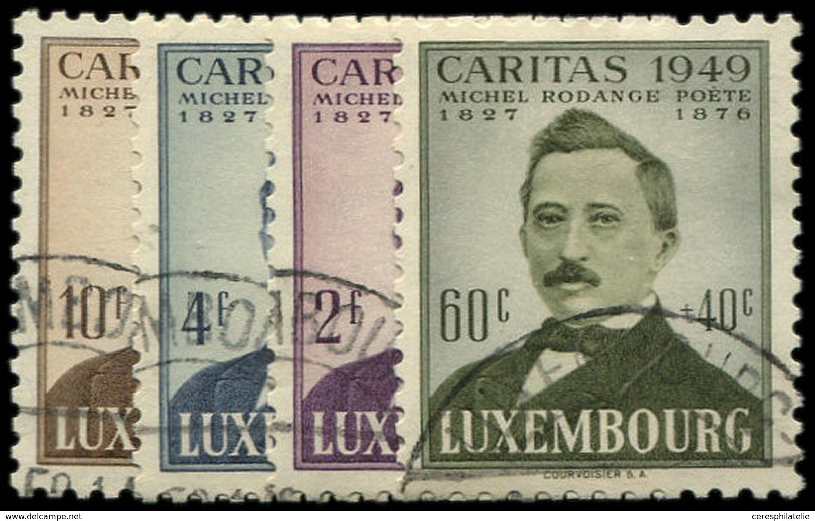 LUXEMBOURG 429/32 : La Série Obl., TB - 1859-1880 Armarios