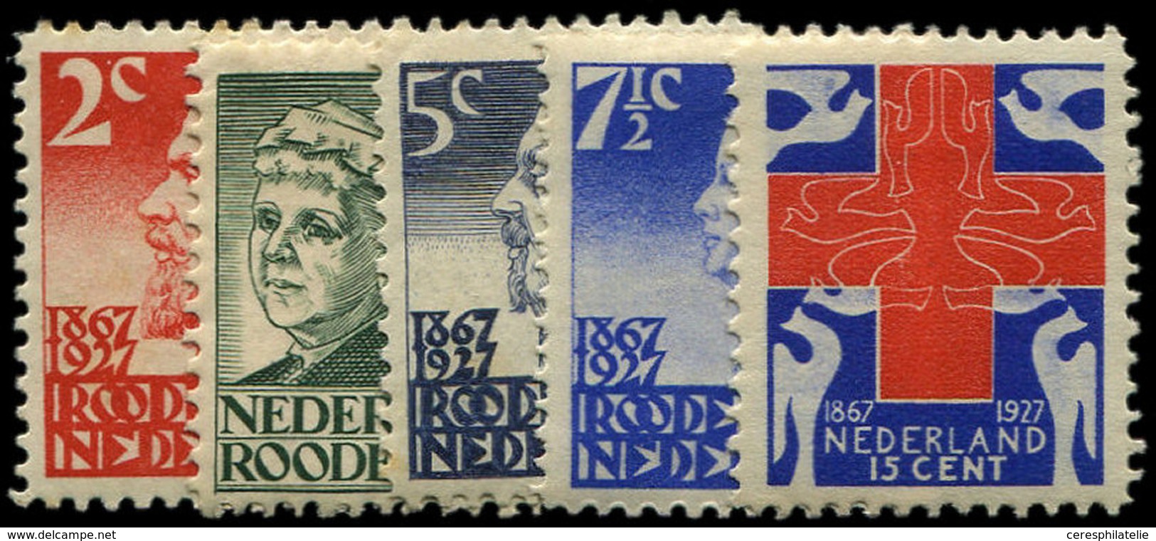 * PAYS-BAS 190/94 : La Série, TB - Used Stamps