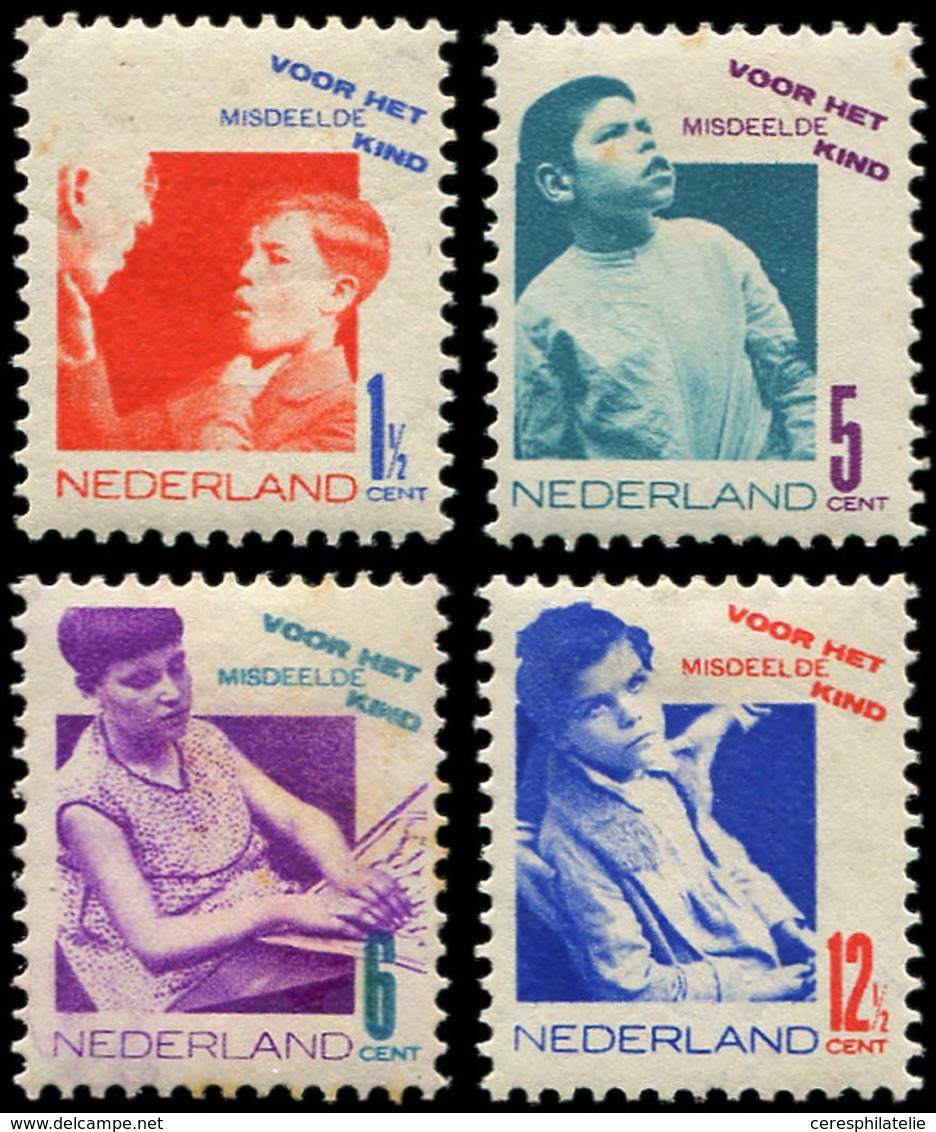 * PAYS-BAS 237/40 : Oeuvres Pour L'Enfance, La Série, TB - Used Stamps