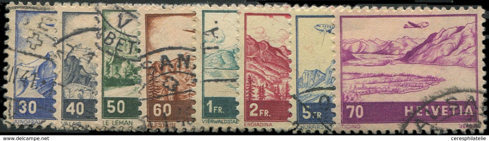 SUISSE PA 27/34 : La Série Obl., TB - Unused Stamps