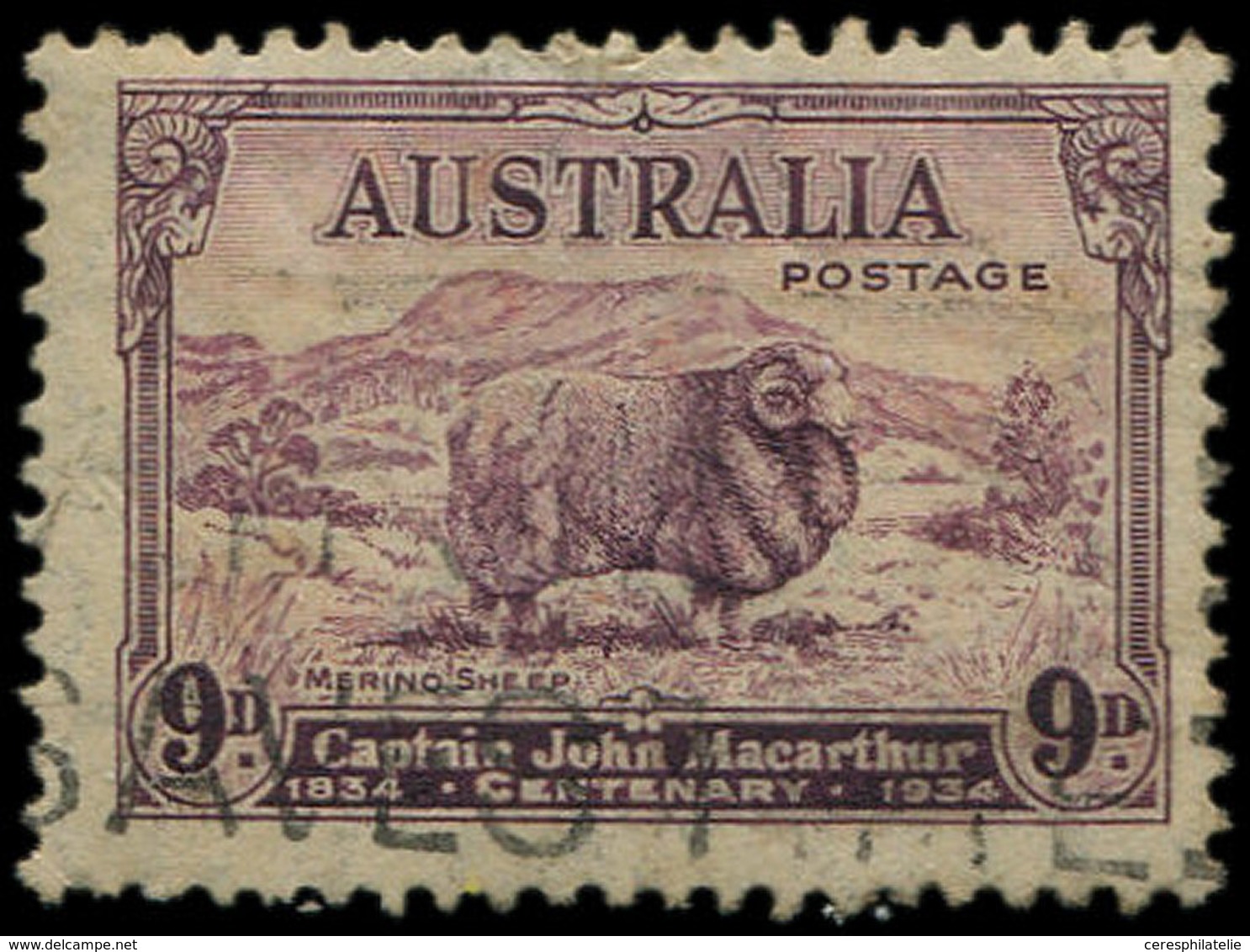 AUSTRALIE 99 : 9p. Lilas, Obl., TB - Other & Unclassified