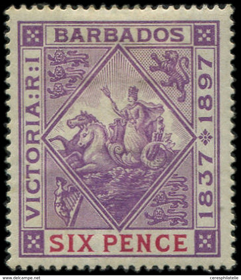 * BARBADE 65 : 6p. Lilas Et Rose, TB - Barbados (1966-...)