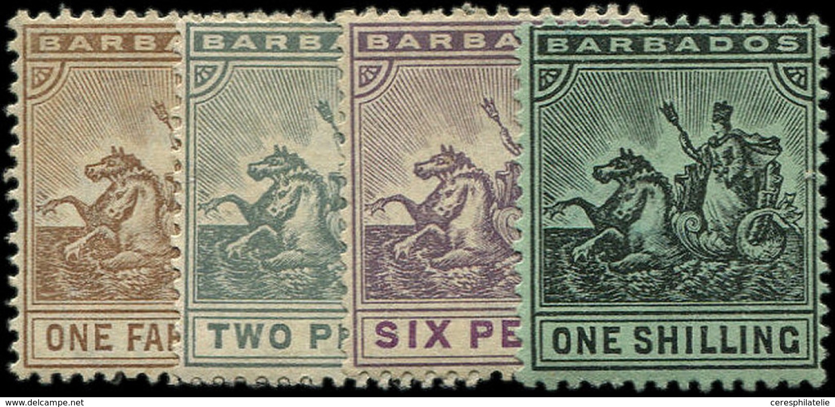 * BARBADE 88/91 : La Série, TB - Barbados (1966-...)