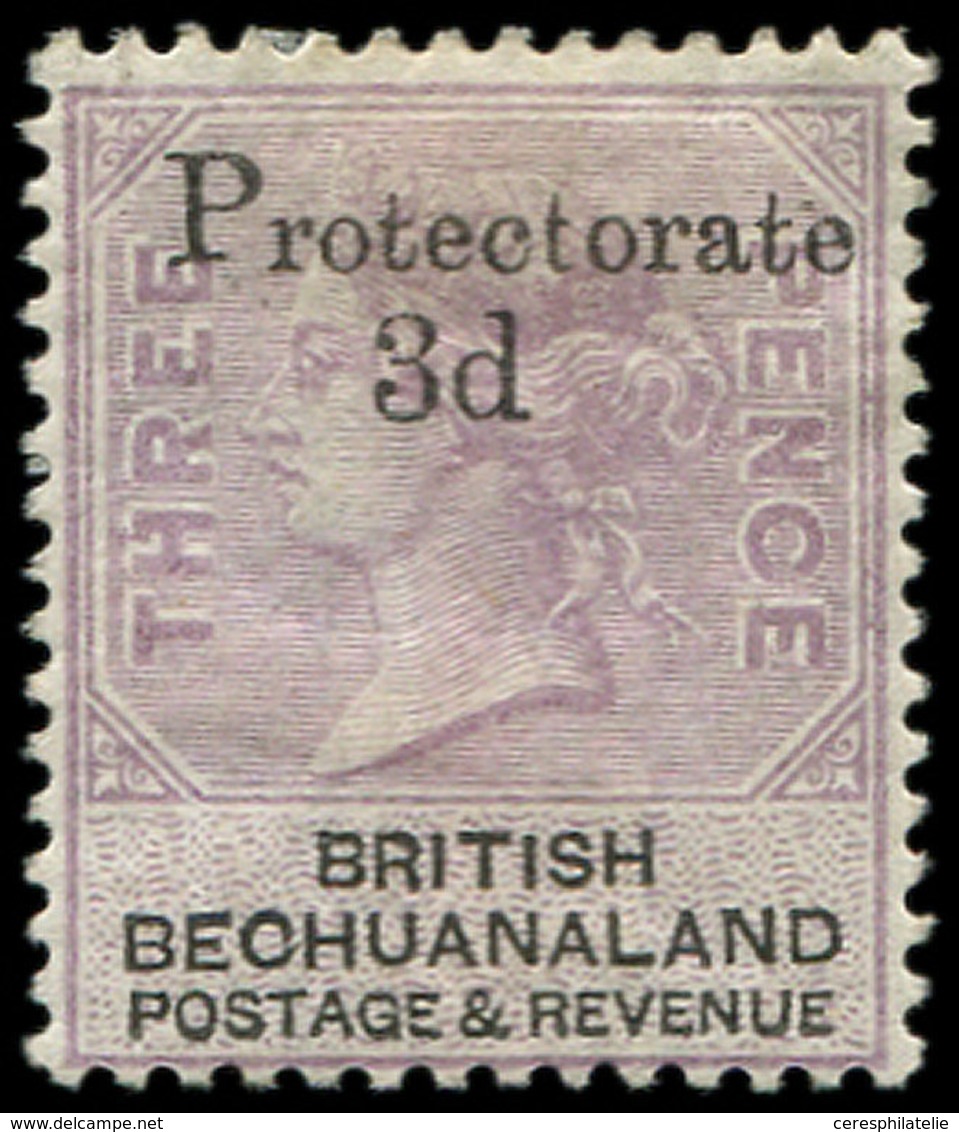 * BECHUANALAND Protectotat Britanique 4 : 3d. Sur 3p. Violet, TB - Autres & Non Classés