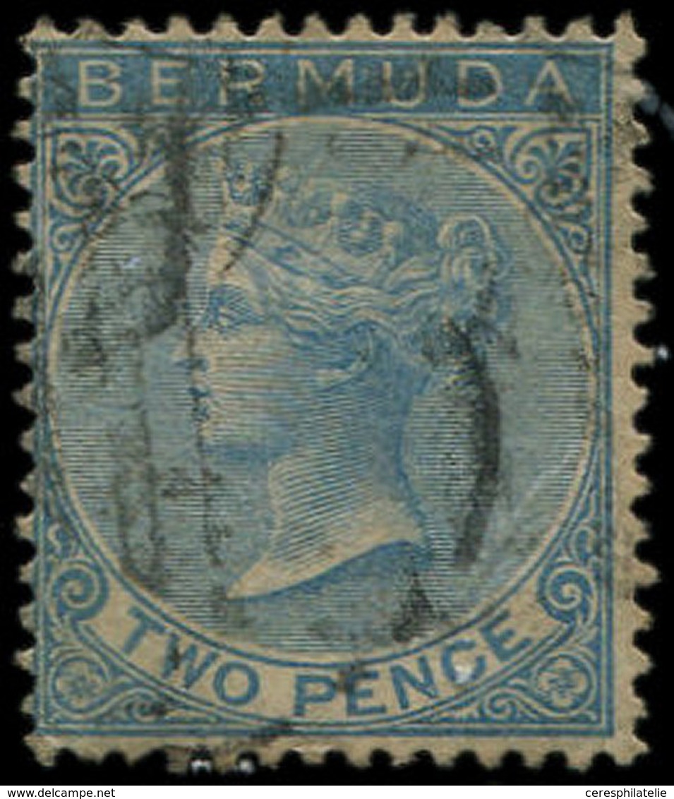 BERMUDES 2 : 2p. Bleu, Obl., TB - Bermudas