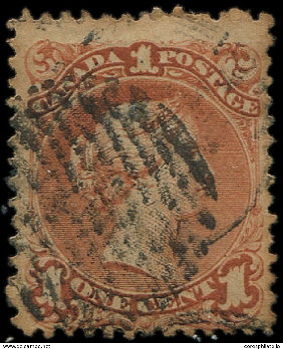 CANADA 18 : 1c. Brun-rouge, Obl., TB - Other & Unclassified