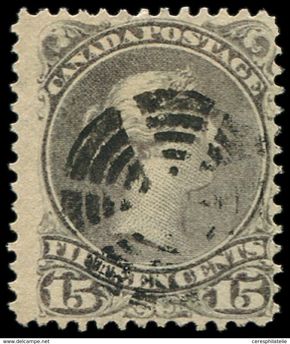 CANADA 25 : 15c. Violet-gris, Obl., TB - Other & Unclassified