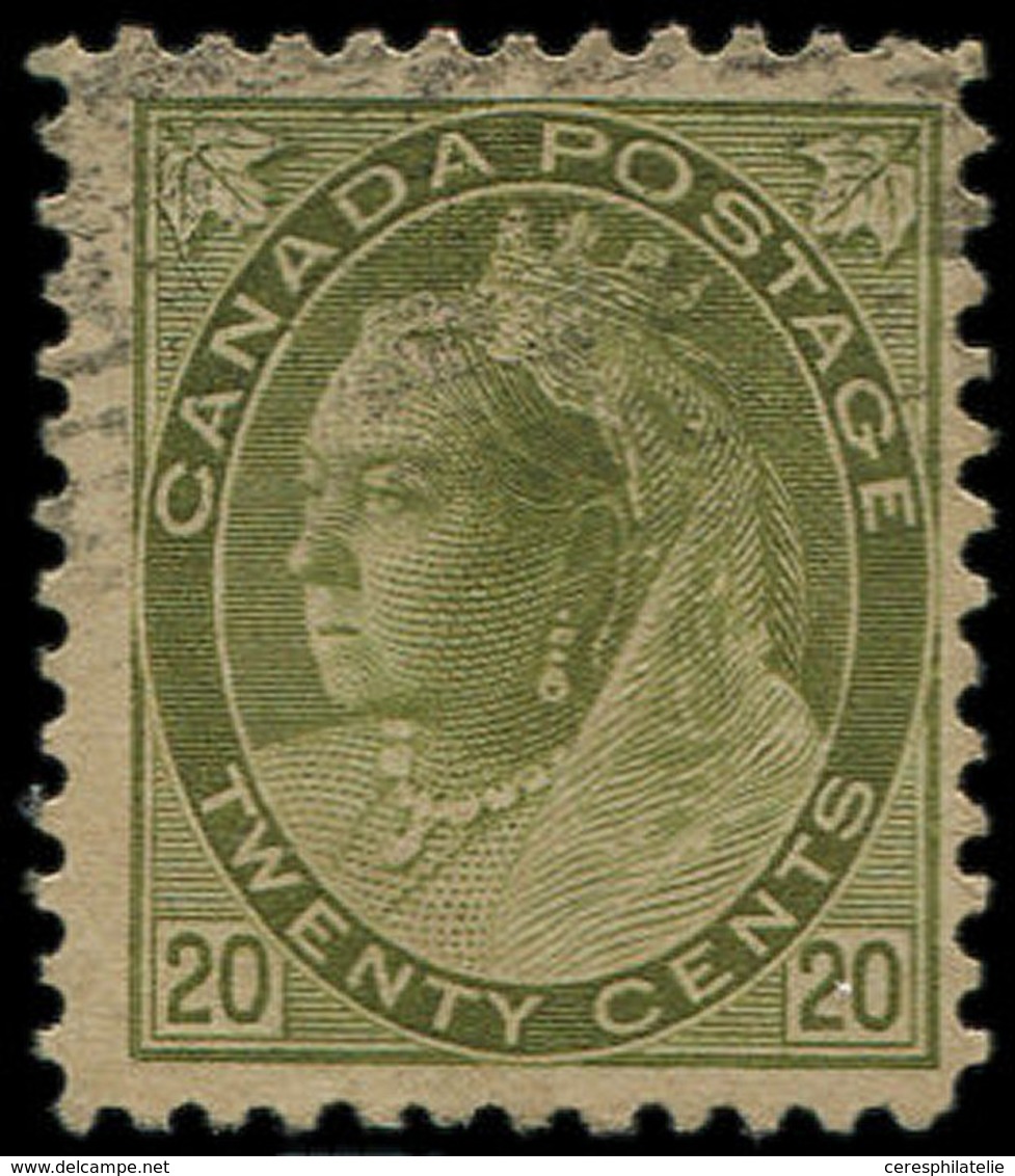 CANADA 72 : 20c. Olive, Obl., TB - Other & Unclassified