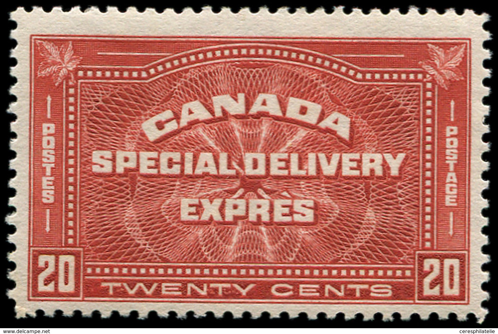 * CANADA Exprès 4 : 20c. Rouge-brun, TB - Special Delivery