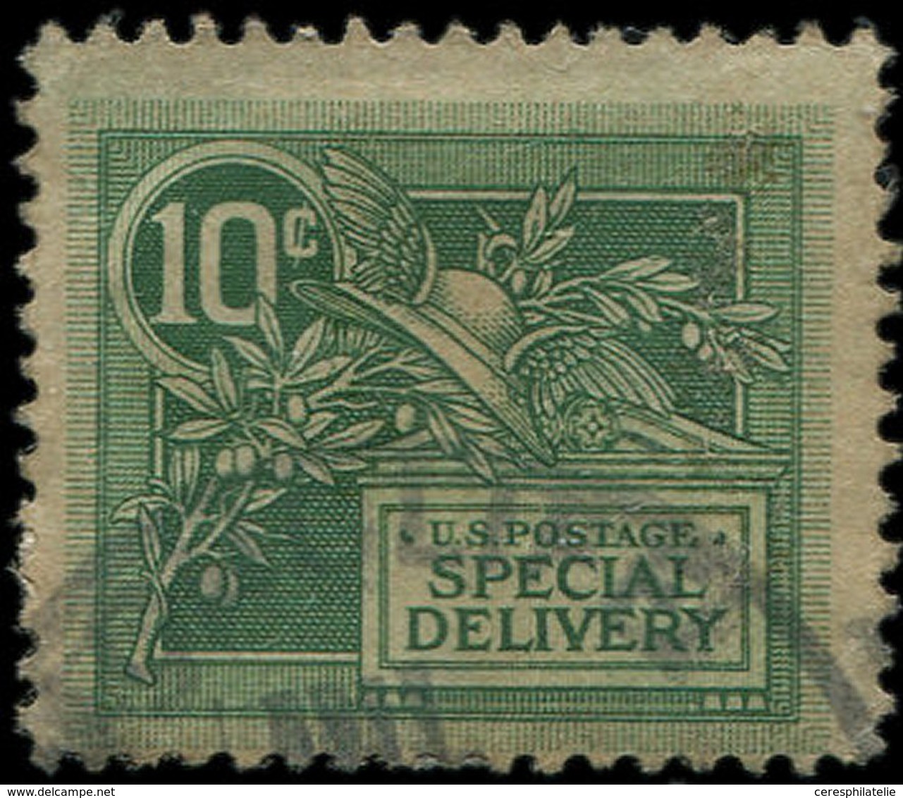 ETATS-UNIS Exprès 10 : 10c. Vert, Obl., TB - Special Delivery, Registration & Certified