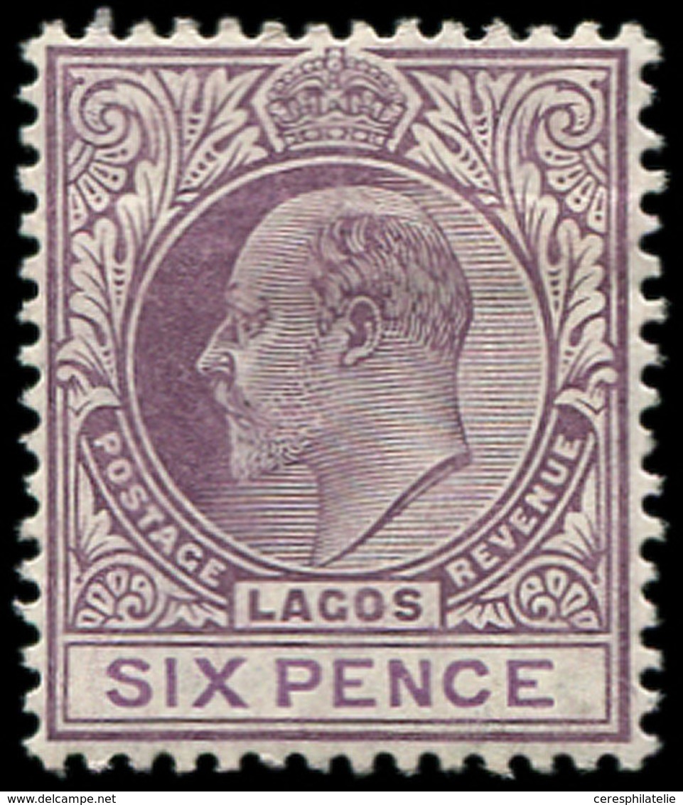 * LAGOS 45 : 6p. Violet, TB - Nigeria (...-1960)