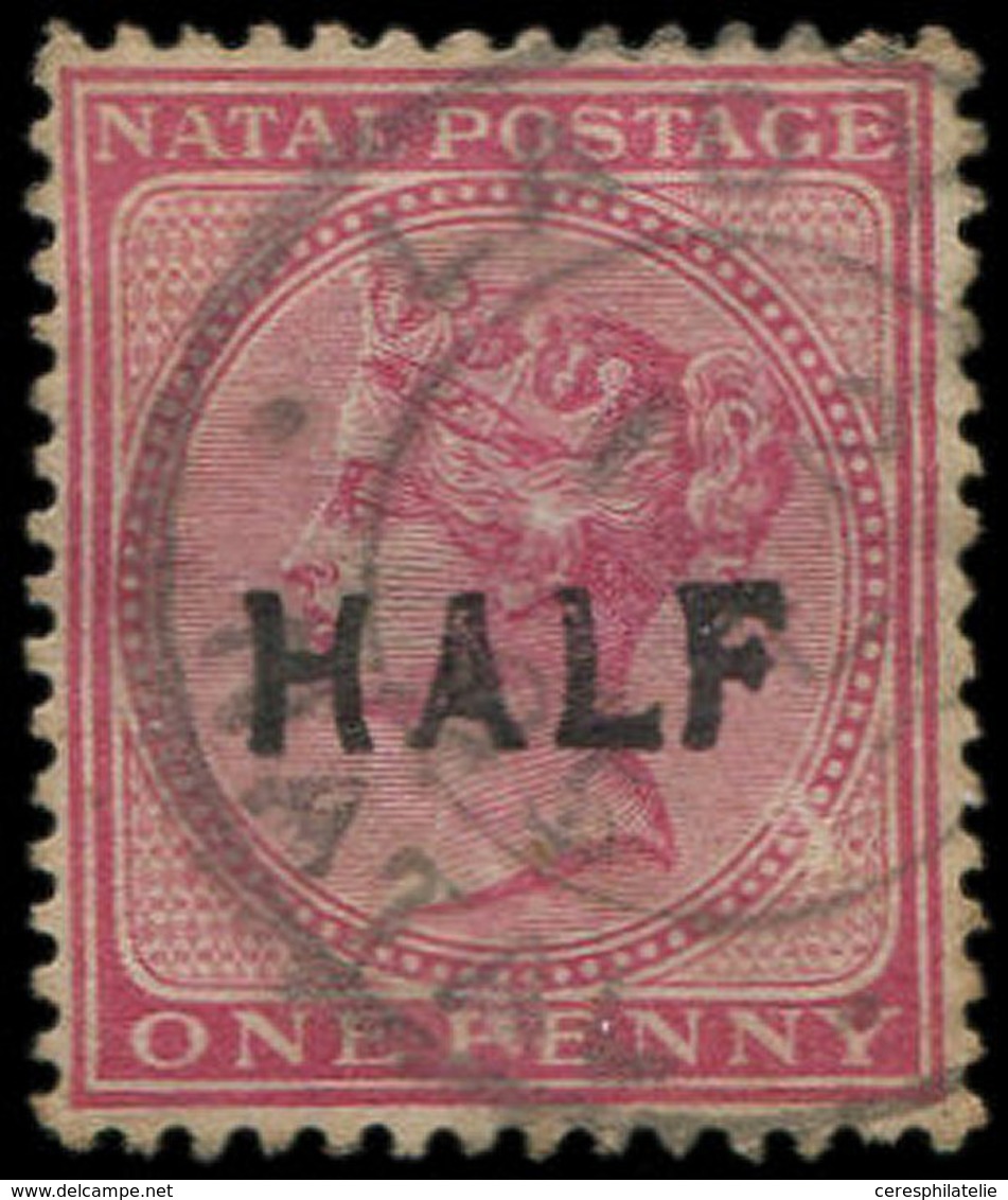 NATAL 39 : 1/2 Sur 1p. Rose, Obl., TB - Natal (1857-1909)