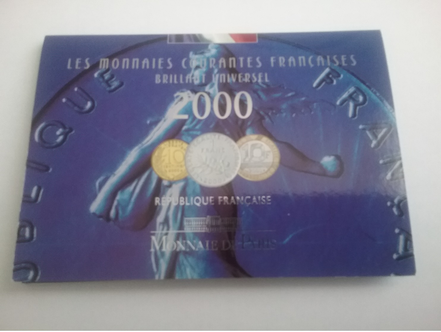 Coffret Monnaie De Paris Les Monnaies Courantes Françaises 2000 Brillant Universel - Otros & Sin Clasificación