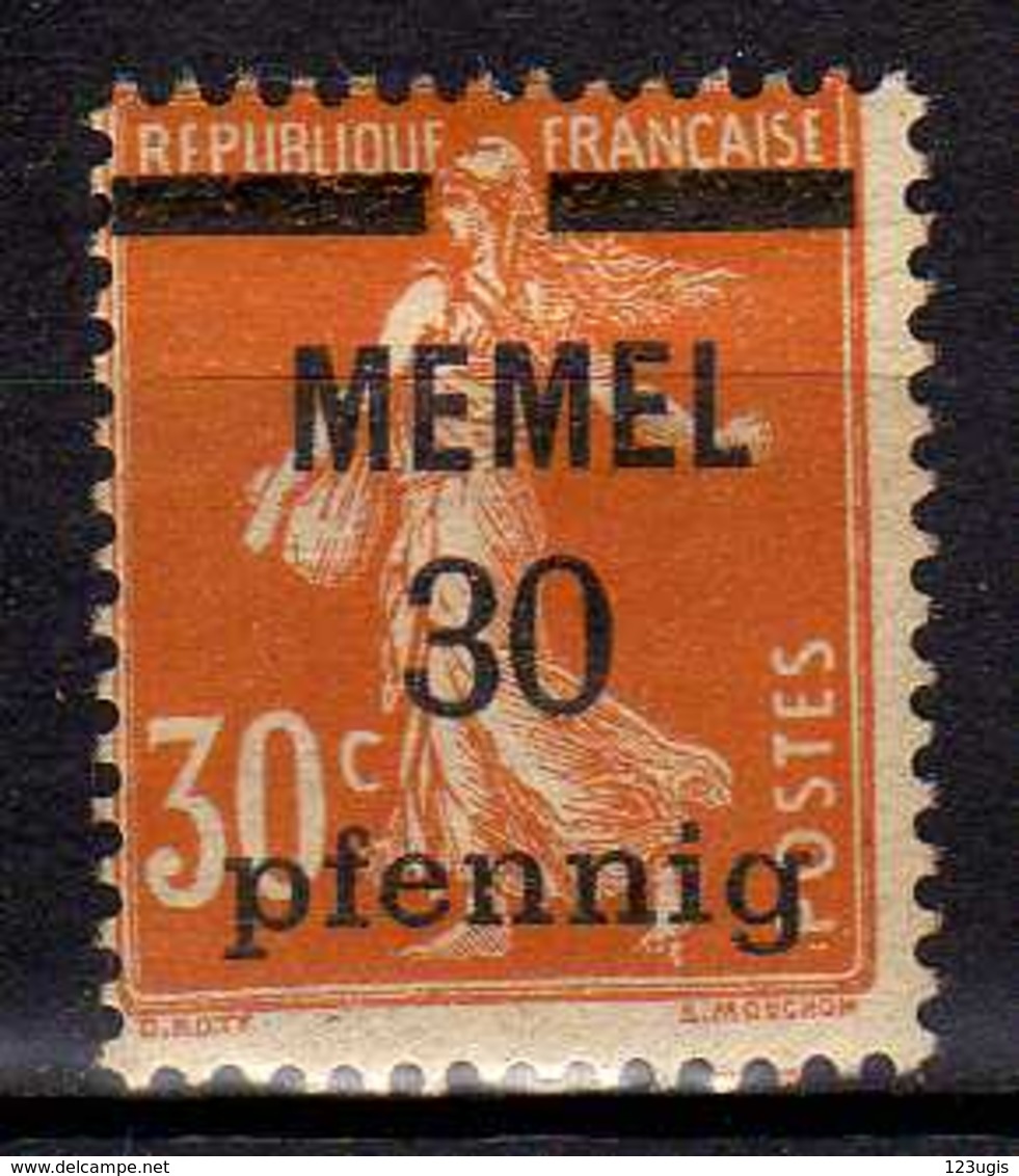 Memel 1920 Mi 21 Y * [260819VII] - Memelgebiet 1923