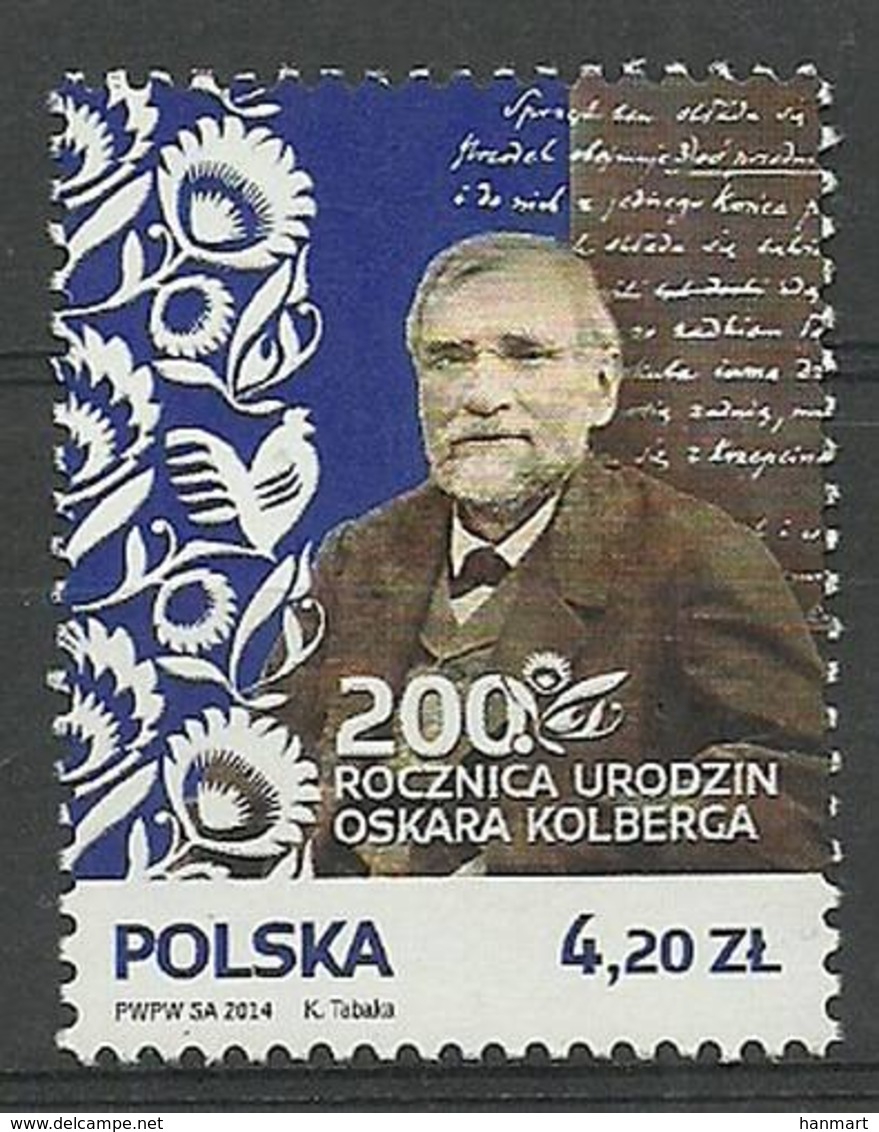 Poland 2014 Mi 4660 MNH ( ZE4 PLD4660 ) - Autres & Non Classés