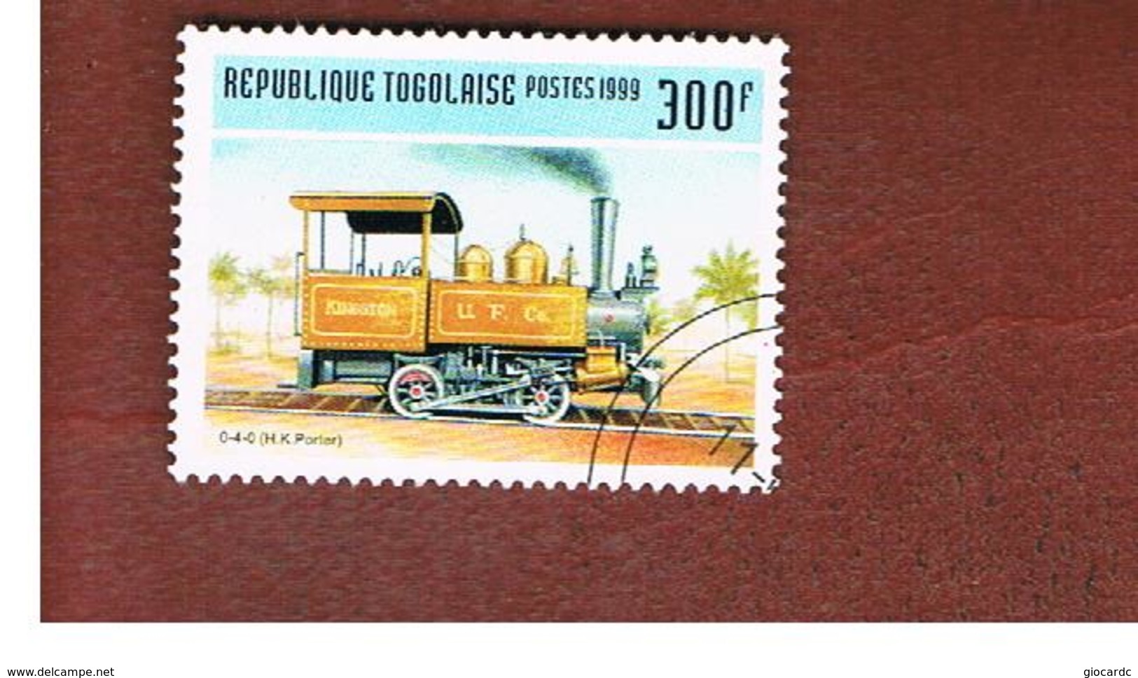 TOGO  -   MI 2812  -   1999 LOCOMOTIVES: H.K. PORTER 0-4-0-  - USED ° - Togo (1960-...)