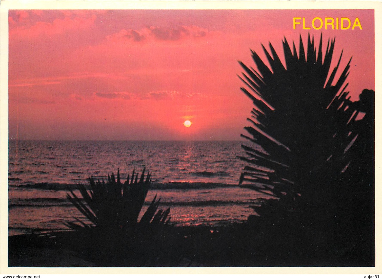 Etats-Unis - Florida - Sarasota - Sunset Over The Gulf Of Mexico - Semi Moderne Grand Format - Bon état - Sarasota