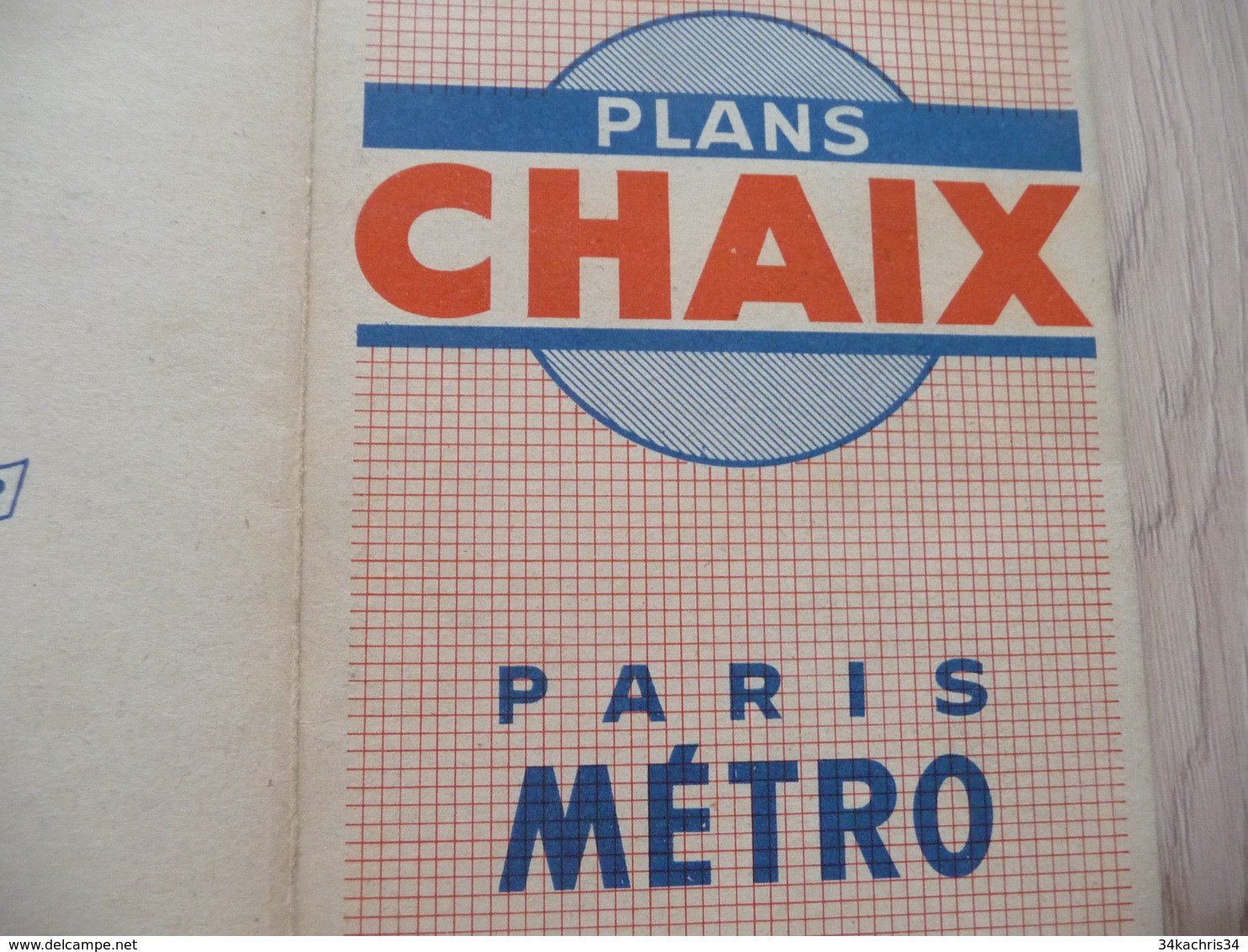 Plan Chaix Paris Métro Métropolitain Pub Garde Meuble Bedel - Europe