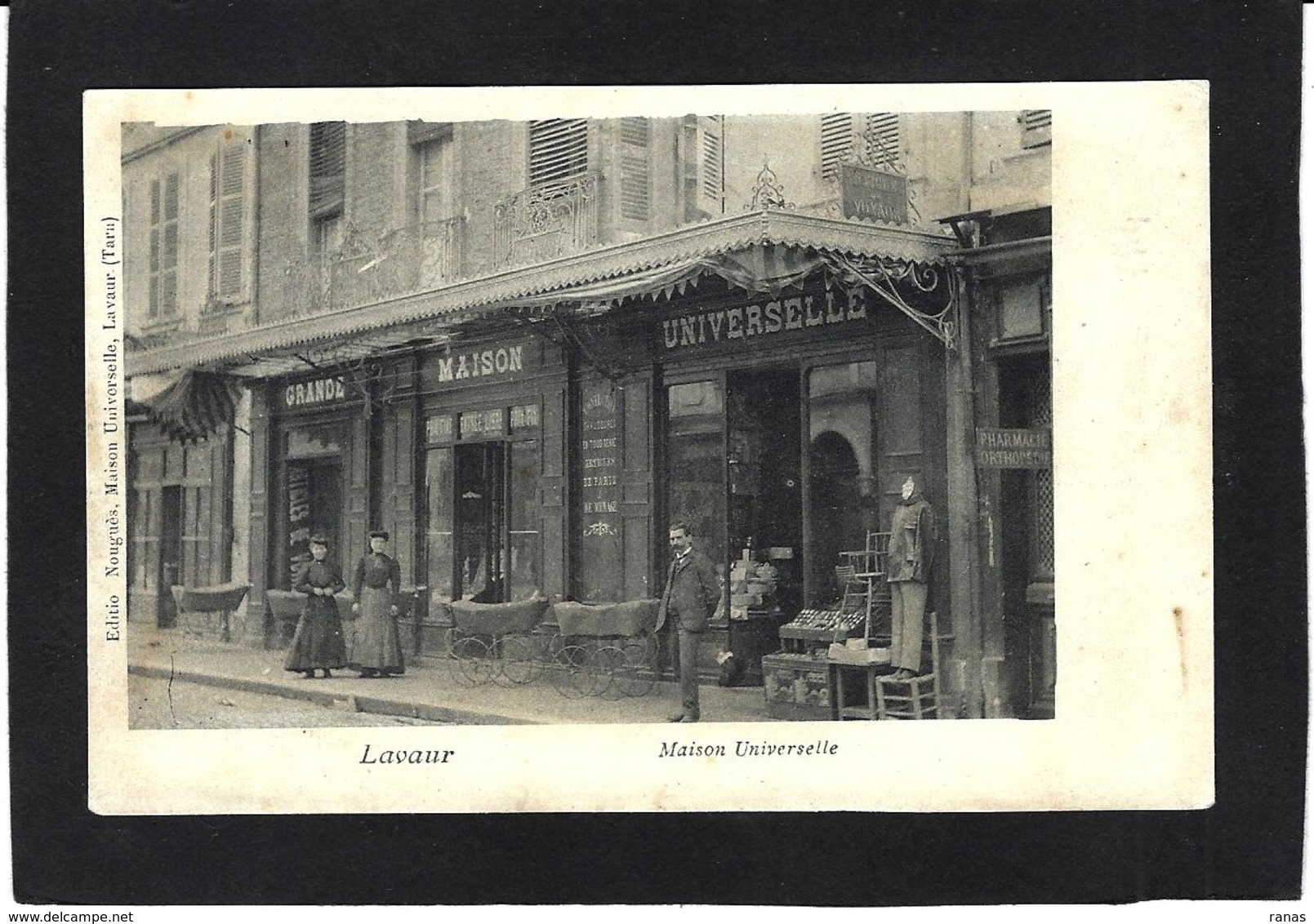 CPA Tarn 81 Lavaur écrite Commerce Shop Devanture Magasin Front - Lavaur