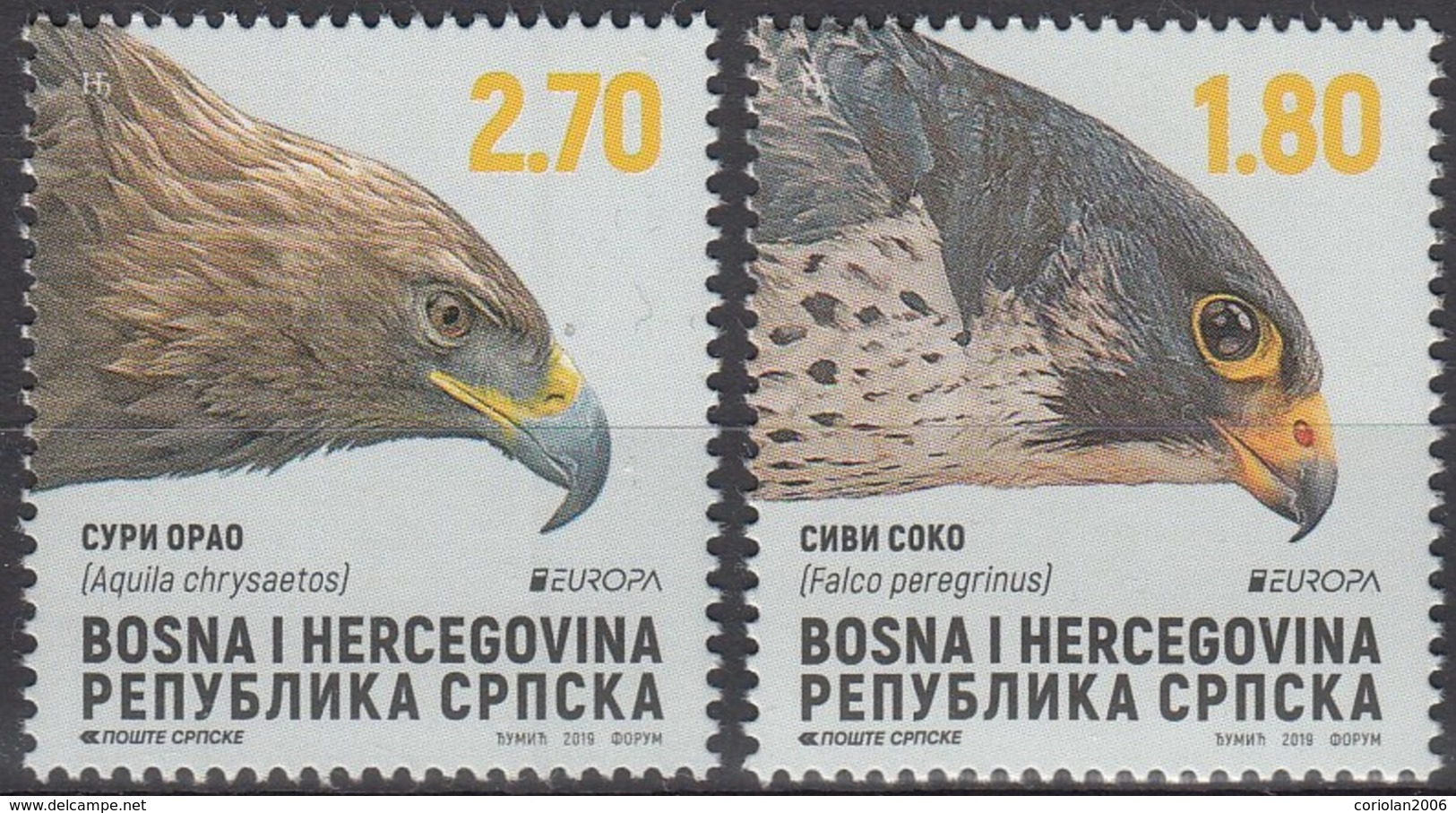 Europa 2019 / Bosnia And Herzegovina - Rep. Sarpska / Set 2 Stamps - 2019