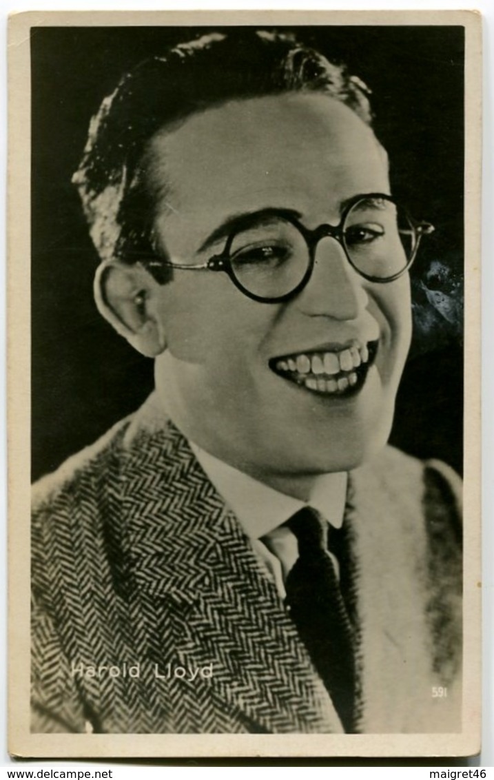 CARTOLINA ATTORE HAROLD LLOYD ACTOR - Attori