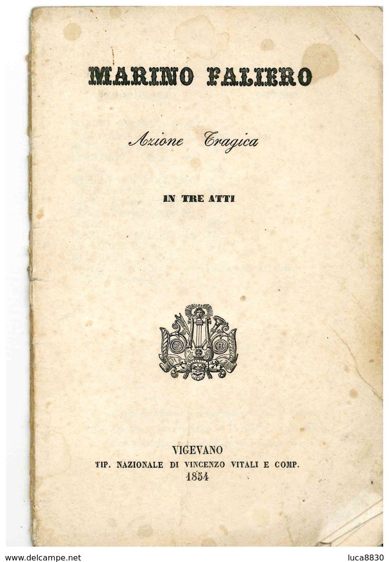 VIGEVANO MARINO FALIERO 1834 - Vigevano