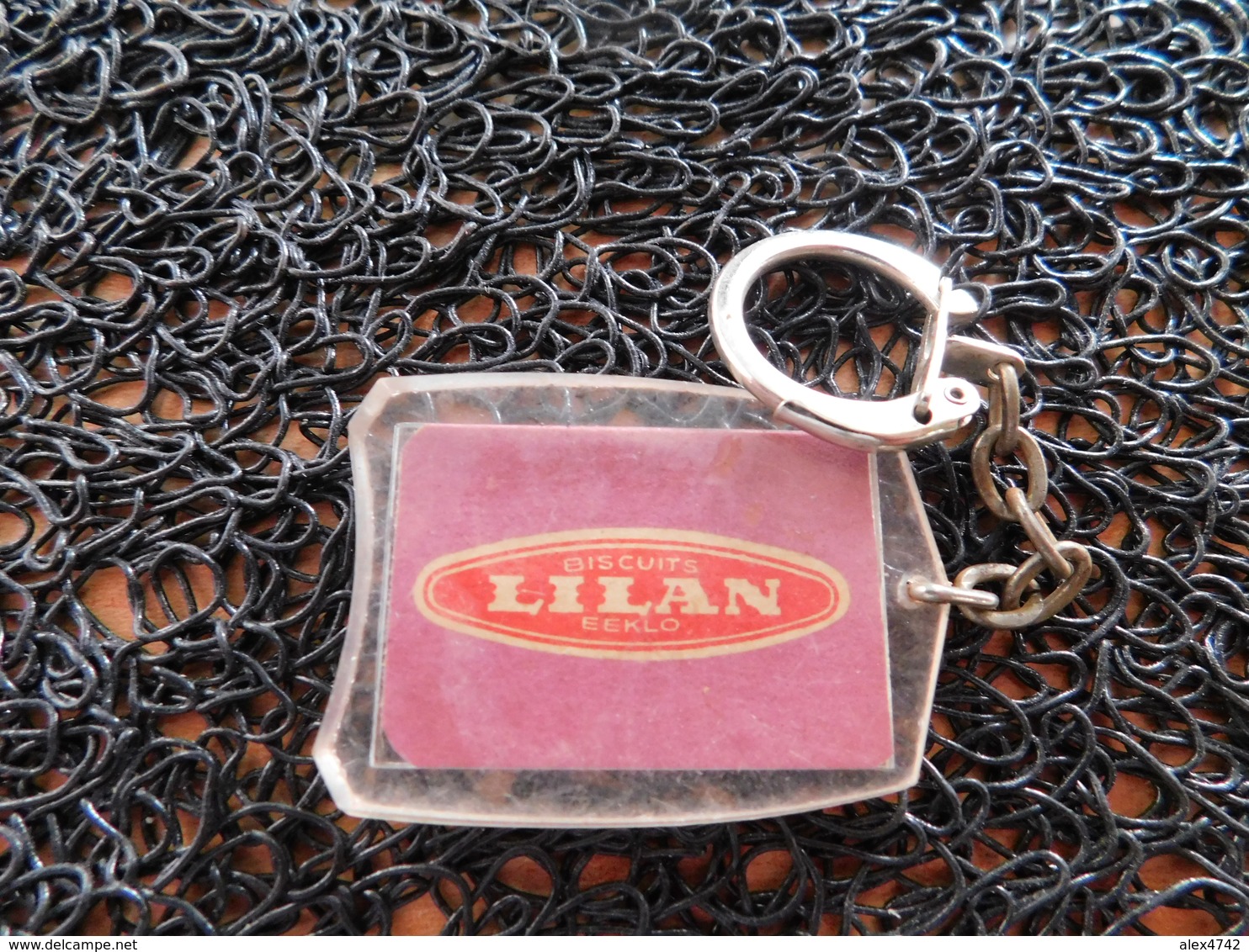 Porte Clefs Bourbon, Biscuits Lilan Eeklo, Roi De Carreau  (BOX 4-3) - Porte-clefs