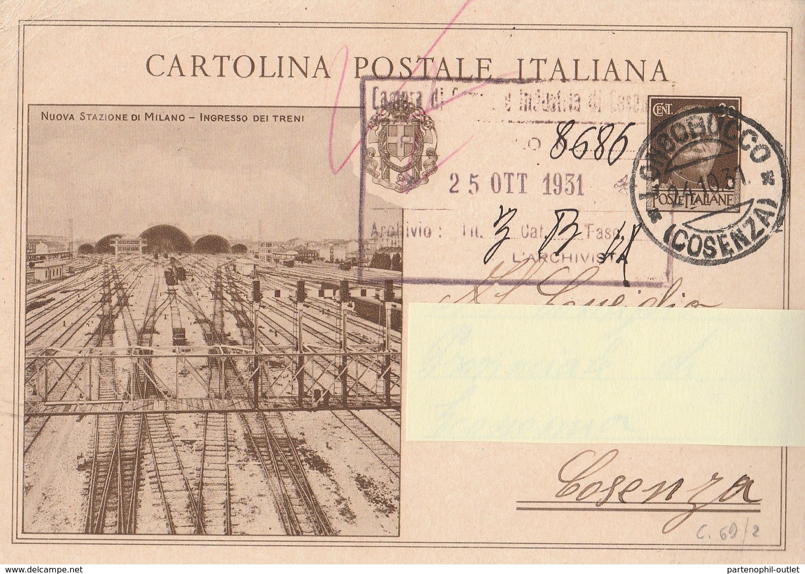 Cartolina Postale -  Opere Del Regime - C69/2 - Viaggiata - Entiers Postaux