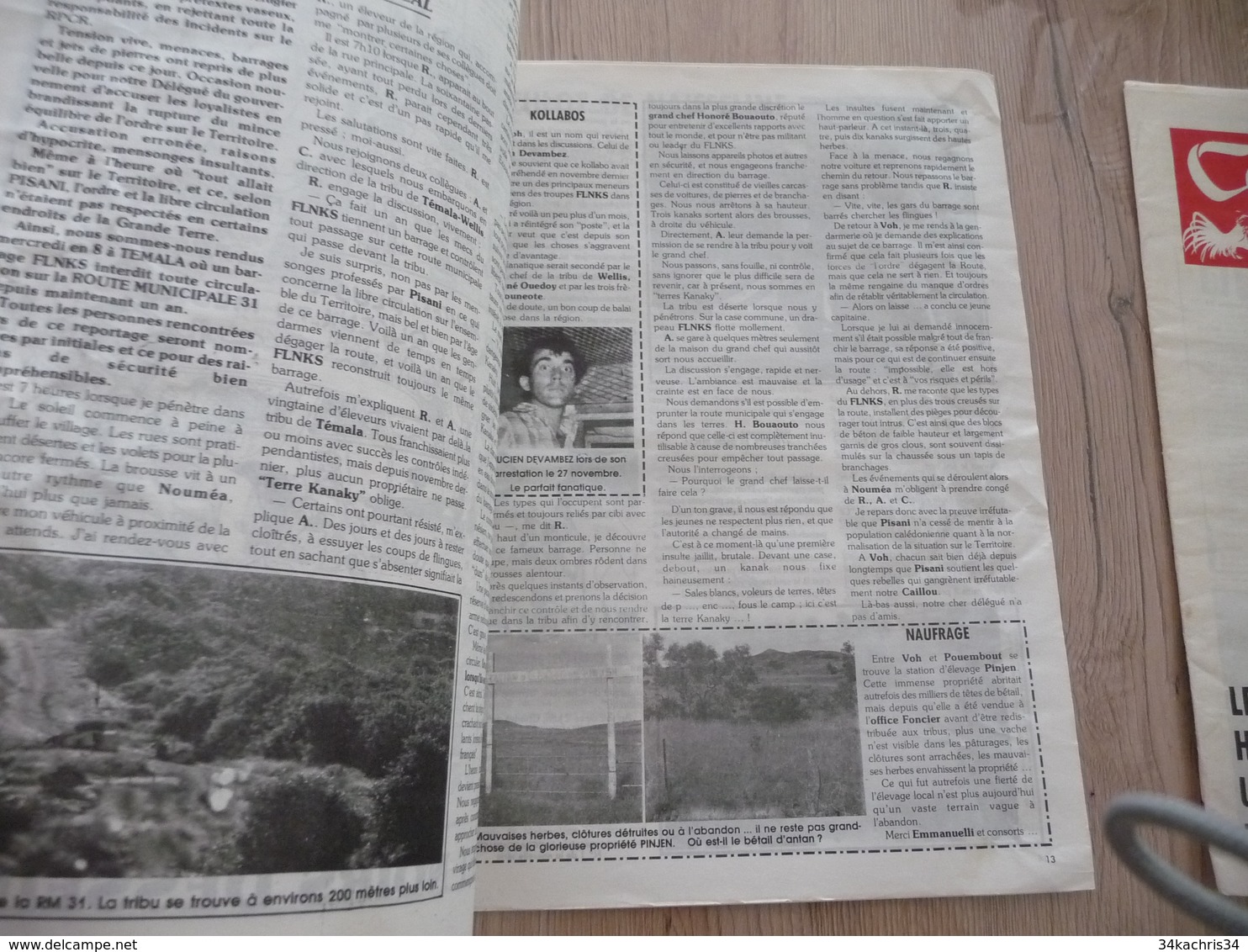 Journal Combat Calédonien N16 Et N°17 1985 Nouvelle Calédonie - 1950 à Nos Jours