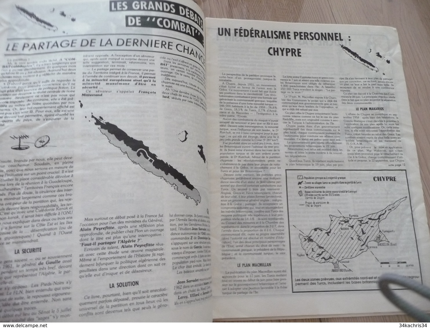 Journal Combat Calédonien N16 et N°17 1985 Nouvelle Calédonie